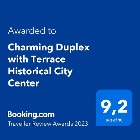 아파트 Charming Duplex With Terrace Historical Center *